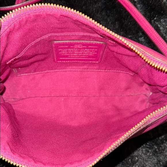 Coach Raspberry Pink Carrie Crossbody Bag - Picture 9 of 13